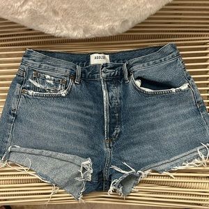 Agolde button fly Jean shorts
